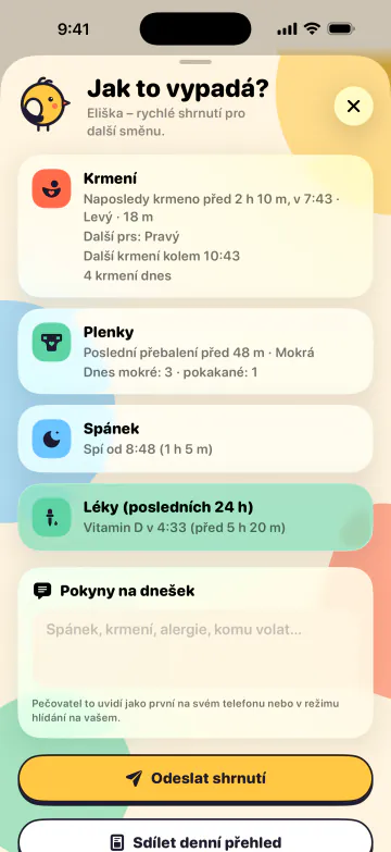 Oba rodiče vždy v obraze