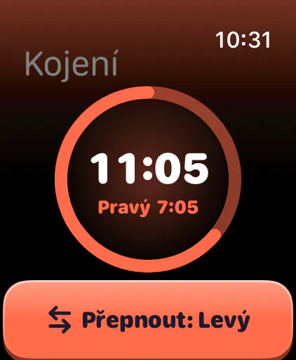 Časovač kojení