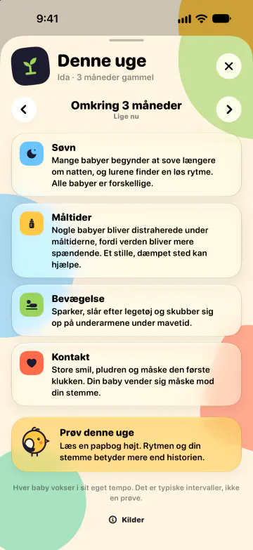 Hvad du kan forvente, uge for uge