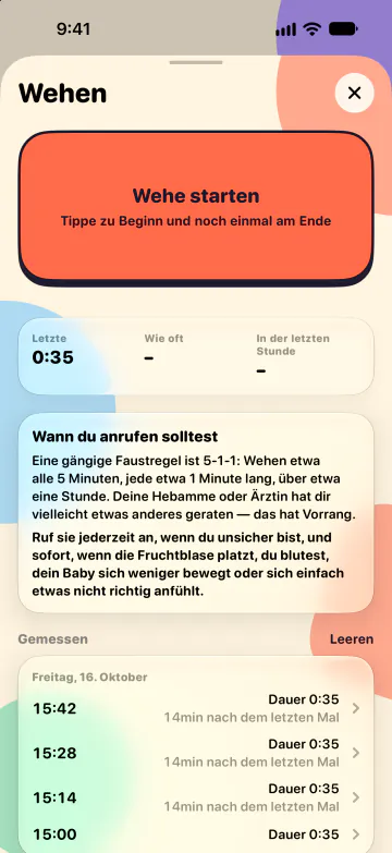 Wehen-Timer