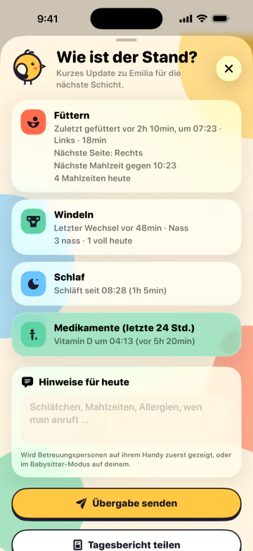 Beide Eltern immer im Bilde