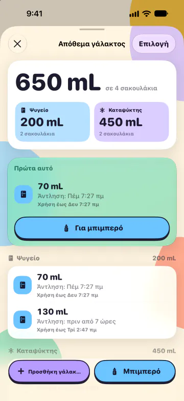 Απόθεμα γάλακτος
