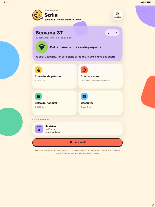 iPad · ¿Esperas un bebé? Empieza aquí