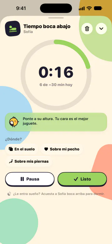 Tiempo boca abajo