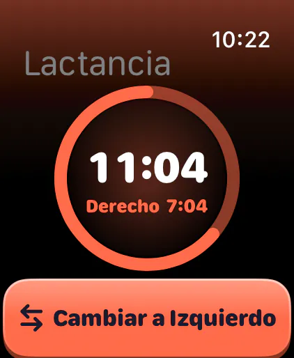 Temporizador de lactancia