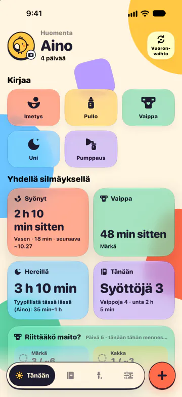 Vastasyntyneen seuranta valmiina