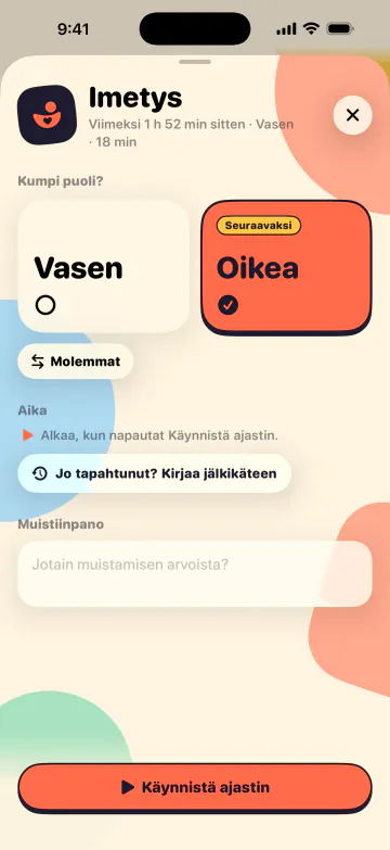 Tiedät aina, kumpi puoli on vuorossa