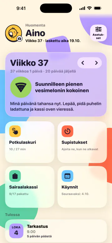 Vauva tulossa? Aloita tästä