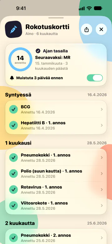 Rokotuskortti