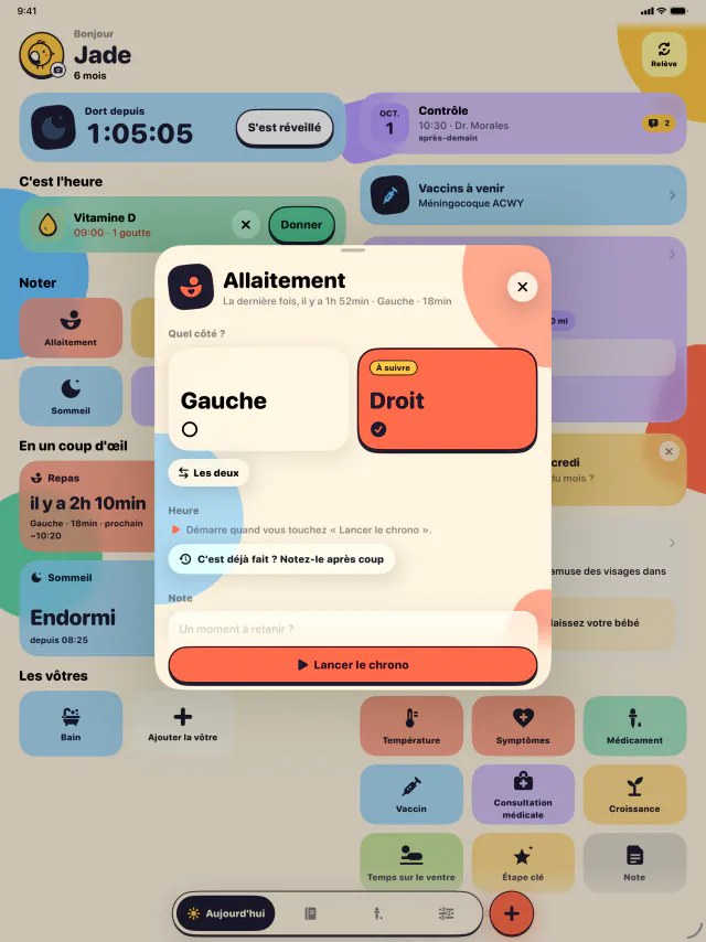 iPad · Toujours savoir quel côté donner