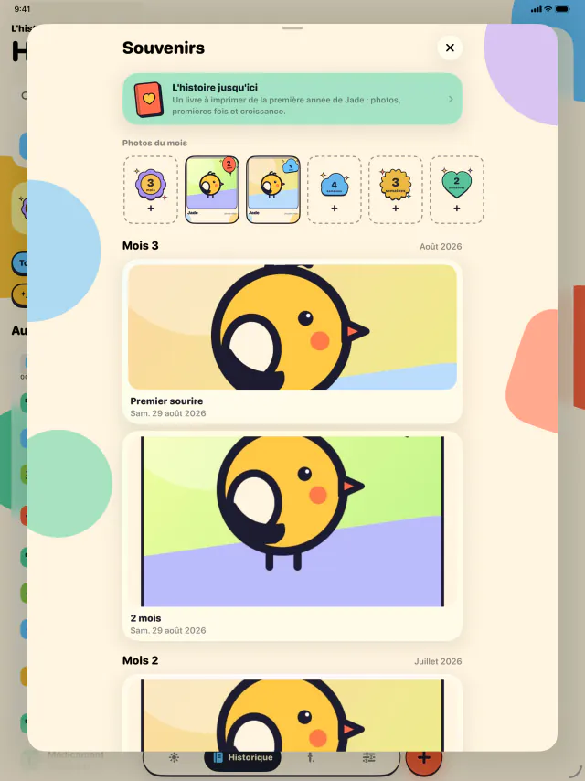 iPad · Gardez chaque première fois