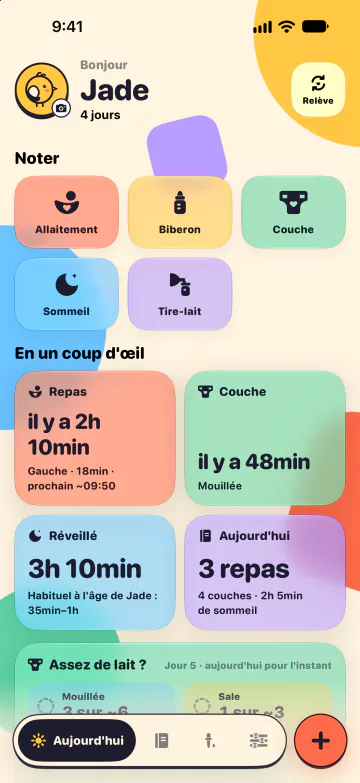 Les repères du nouveau-né, déjà prêts