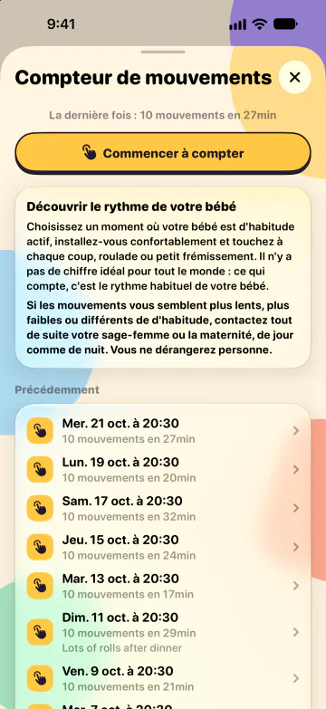 Compteur de mouvements