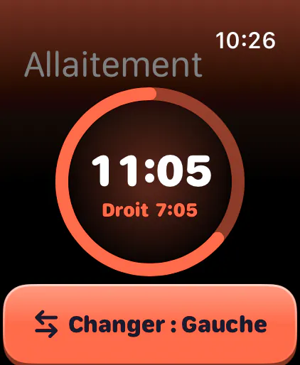 Minuteur d’allaitement