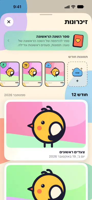 שנה שלמה של פעמים ראשונות