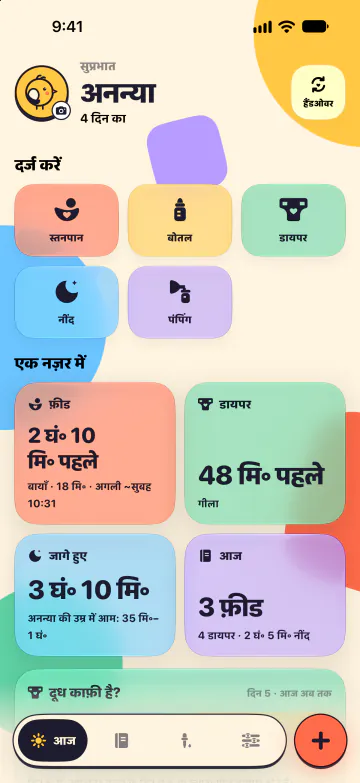 नवजात की जाँच, आपके लिए तैयार