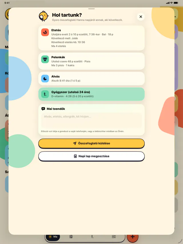 iPad · Mindkét szülő mindig képben