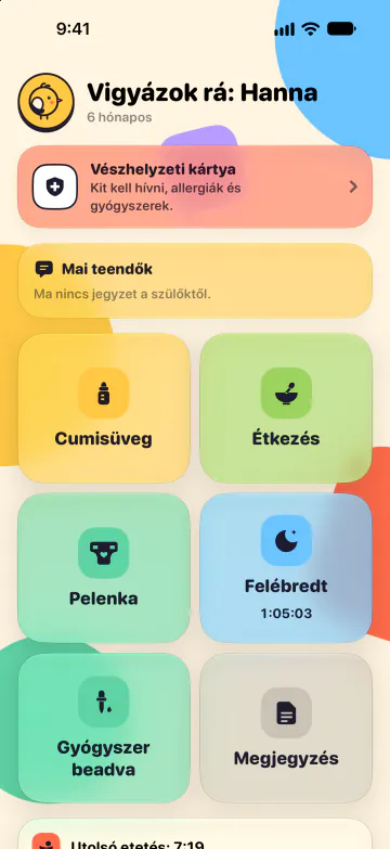 Bébiszitter mód