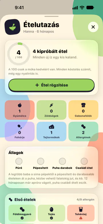 Jön a hozzátáplálás