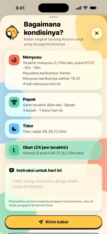 Ayah dan ibu selalu kompak