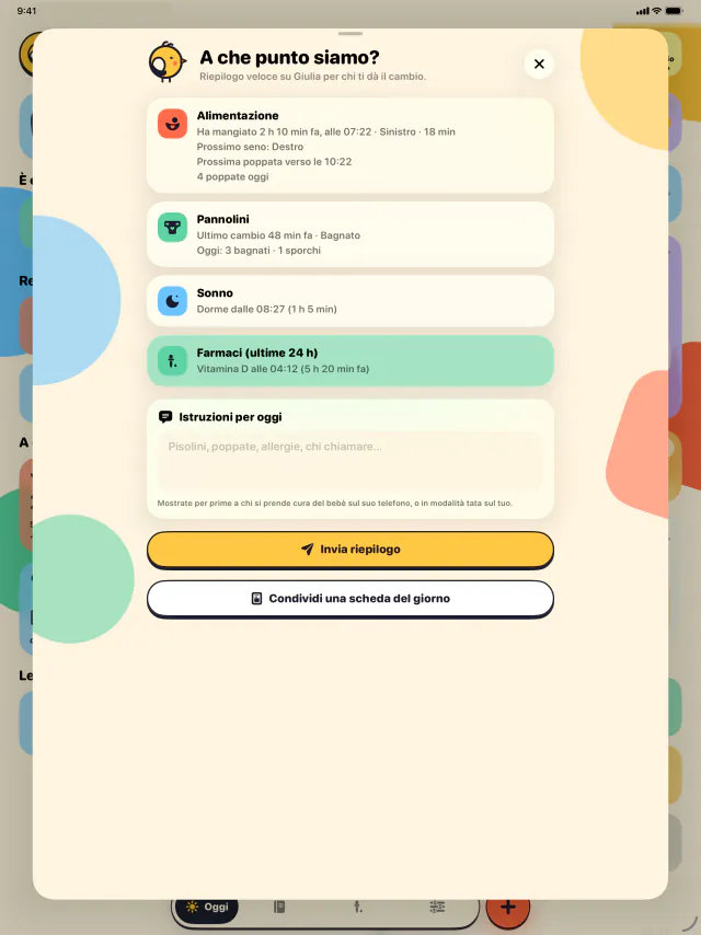 iPad · Entrambi i genitori sempre aggiornati