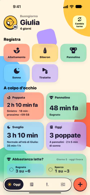 I controlli del neonato, già pronti