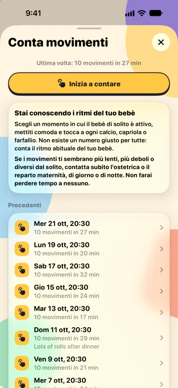 Conta movimenti