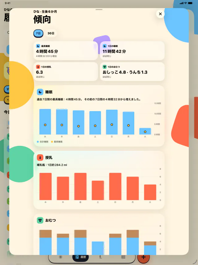 iPad · よく眠れて、迷わない