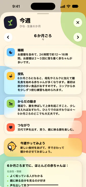 成長の記録