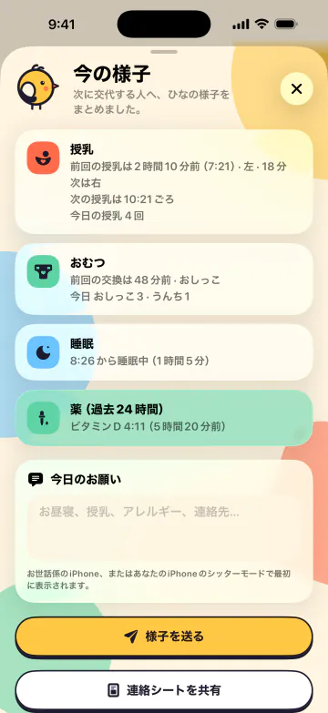 ふたりでいつも同じ情報を