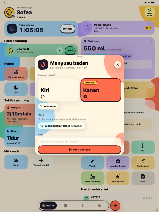 iPad · Sentiasa tahu sebelah mana seterusnya