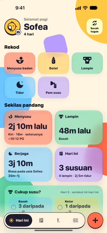 Semakan bayi baru lahir, sudah tersedia