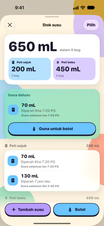 Stok susu