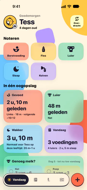 Pasgeborenen-checks, voor je bijgehouden