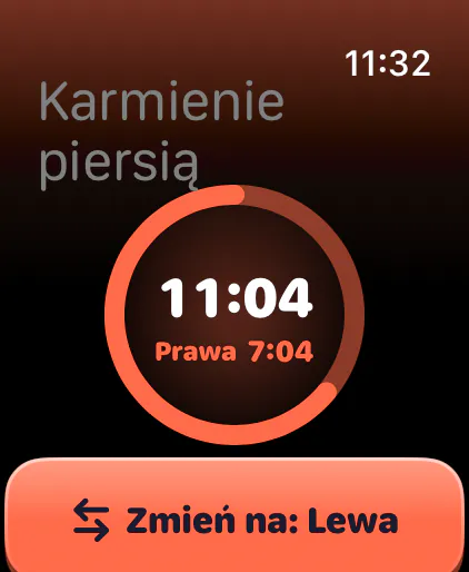 Timer karmienia piersią