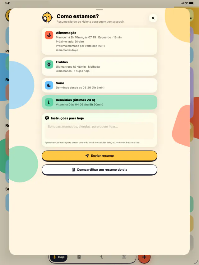 iPad · Os dois sempre em sintonia