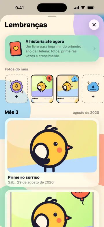 Guarde cada primeira vez