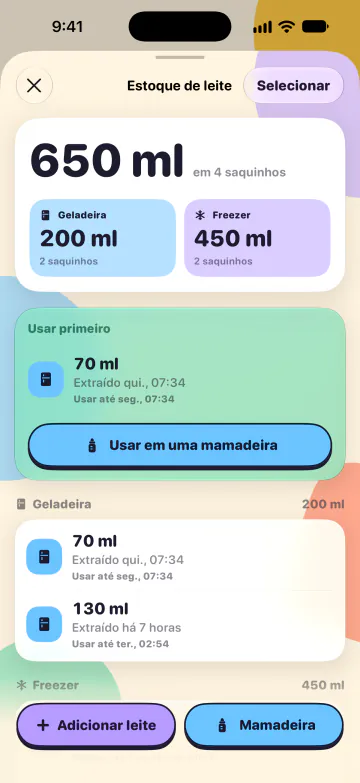 Estoque de leite