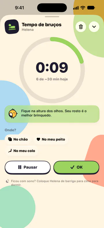 Tempo de bruços