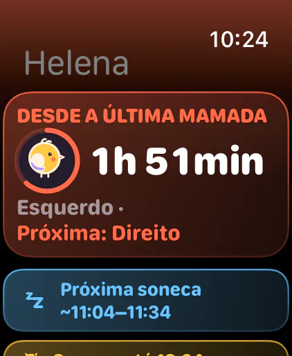 Desde a última mamada, com o próximo lado