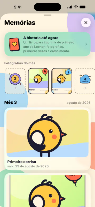Guarde cada primeira vez