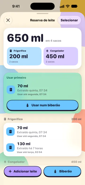 Reserva de leite