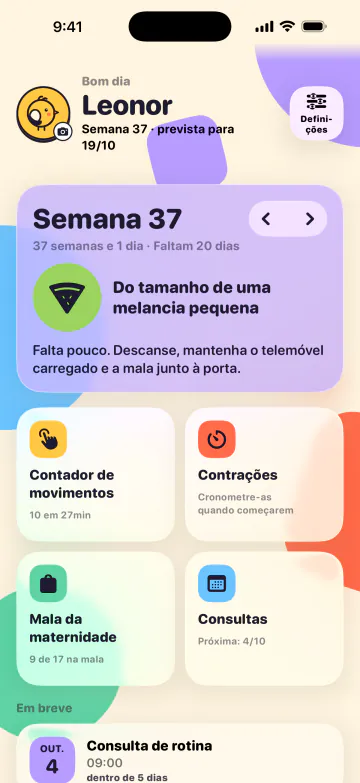 À espera de bebé? Comece aqui