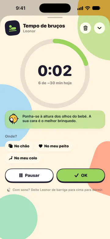 Tempo de bruços