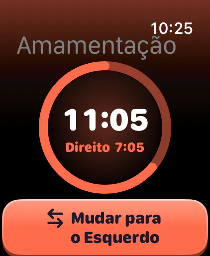 Temporizador de amamentação