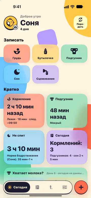 Проверки новорождённого — уже готовы