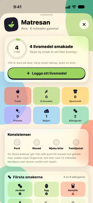 Nu blir det fast föda