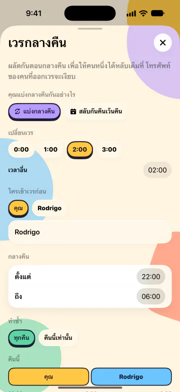 เวรกลางคืน