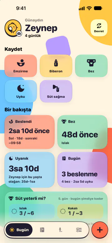 Yenidoğan kontrolleri, sizin için hazır