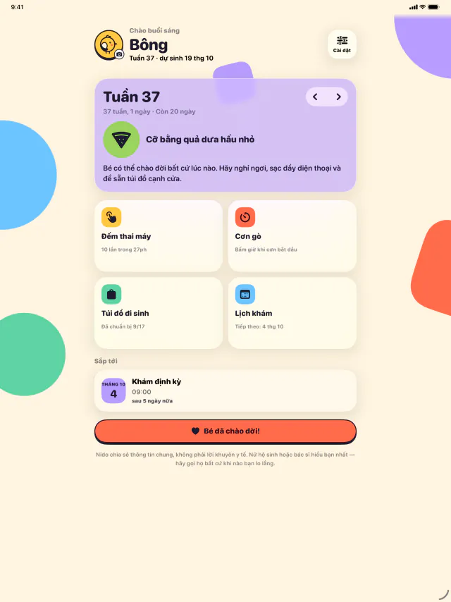 iPad · Đang mang thai? Bắt đầu tại đây